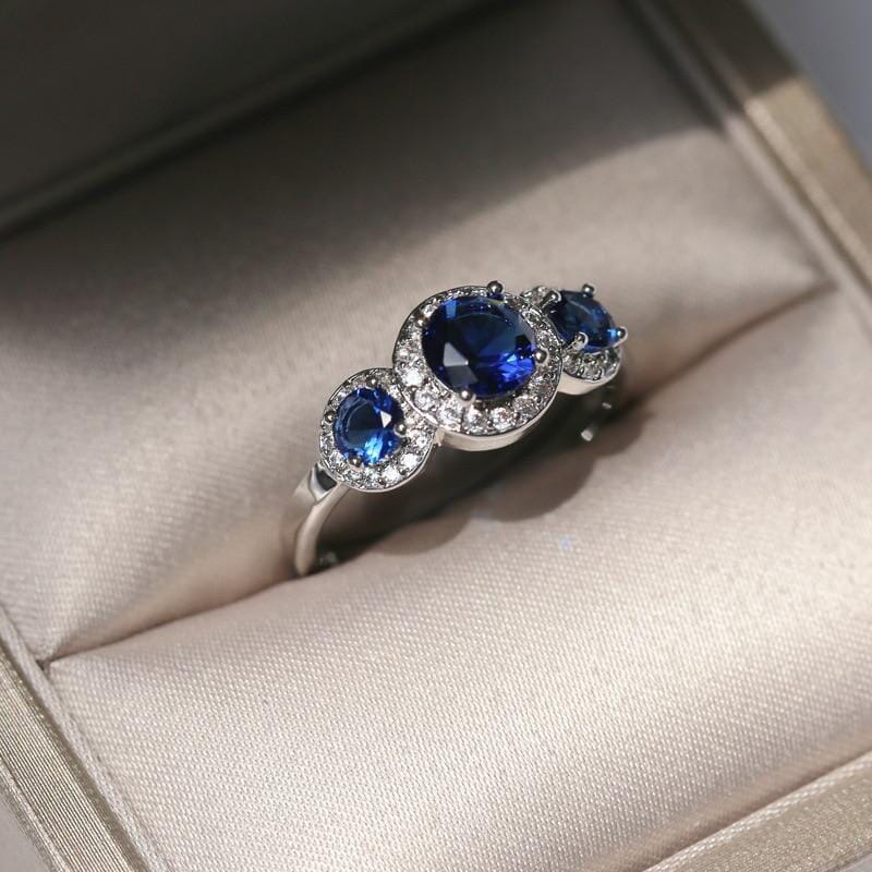 Magnificent Triad Sapphire RingRing