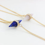 Stylish Barite Bemstone NecklaceNecklace