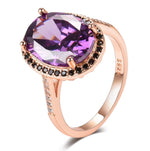 Astonishing Amethyst Rose Gold Ringring6