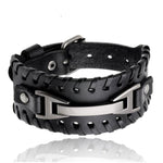 Punk Braided Rope Leather Cuff BraceletBraceletStyle 2