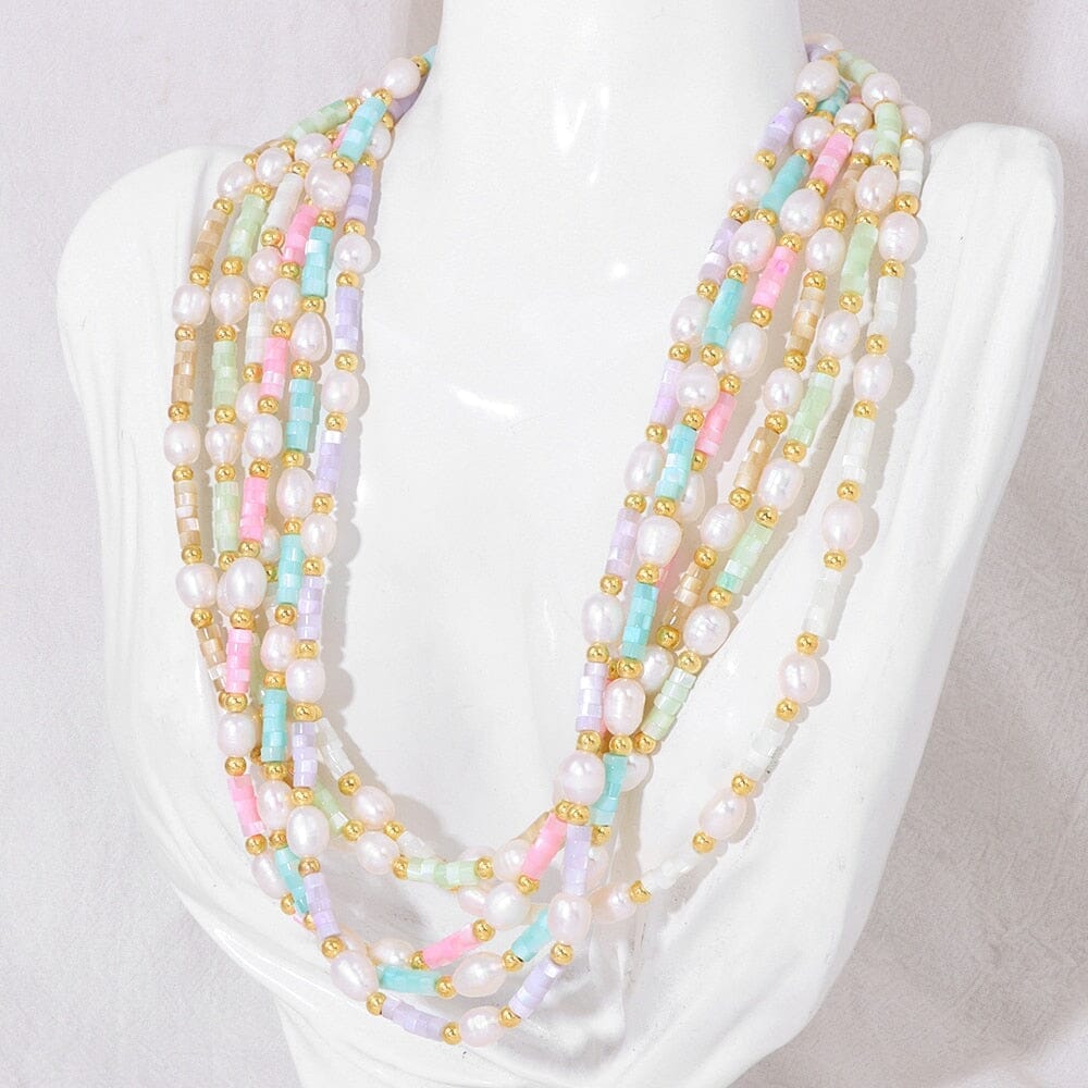 Mother of Pearl Shell NecklaceNecklace