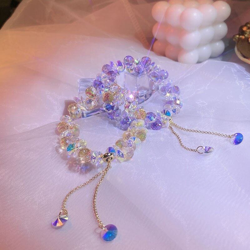 Summer New Braided Crystal Charm Adjustable BraceletBracelet