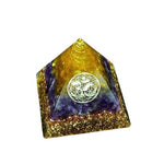 Orgone Pyramid Amethyst Citrine CrystalHealing Crystal