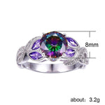 Rainbow Topaz Sapphire RingRing