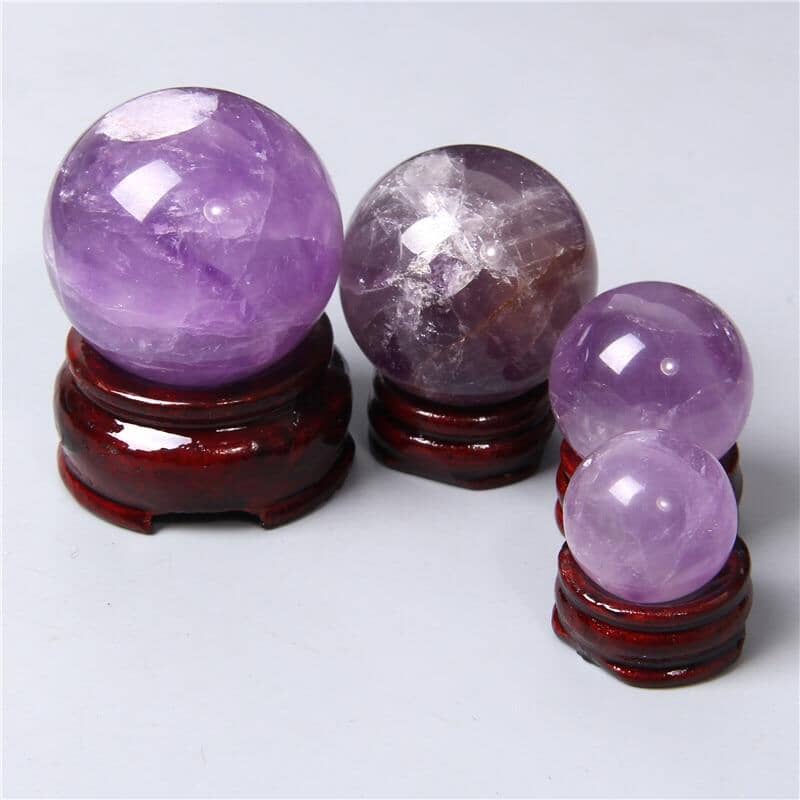 Natural Amethyst Ball Raw GemstoneRaw Stone