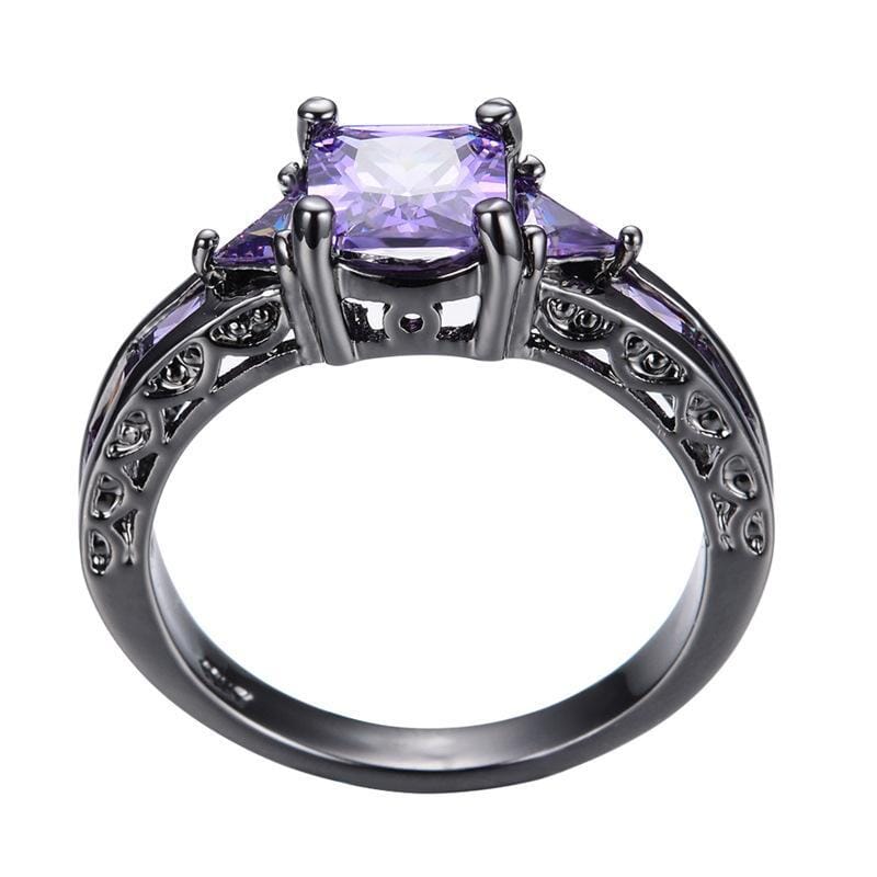 Black Gold Amethyst Sapphire RingRing