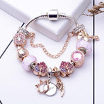Dazzling Flower Beads Blossom Beaded Charm BraceletBracelet