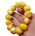 Big Amber Beaded BraceletBracelet