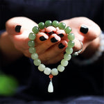Natural Multi-treasure Gradient Hetian Jade Bead BraceletBracelet