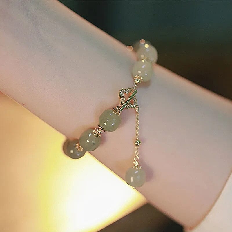 Luxury Vintage Fade Jade Beaded BraceletBracelet1
