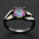 Mystic Topaz Fire Opal RingRing