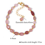 Natural Tiger Eye Stone Irregular Chip BraceletBracelet