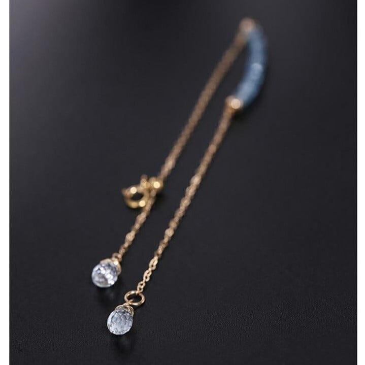 Blue Topaz Yellow 14K Gold BraceletBracelet