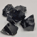 1 Piece Natural Raw Black Obsidian Quartz StoneRaw Stone