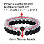 Matte Onyx Stone and Tiger Eye BraceletBracelet