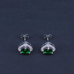 Heart Emerald Jewelry SetNecklace