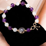 White Moonlight Amethyst BraceletBracelet