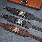 Punk Braided Rope Leather Cuff BraceletBracelet