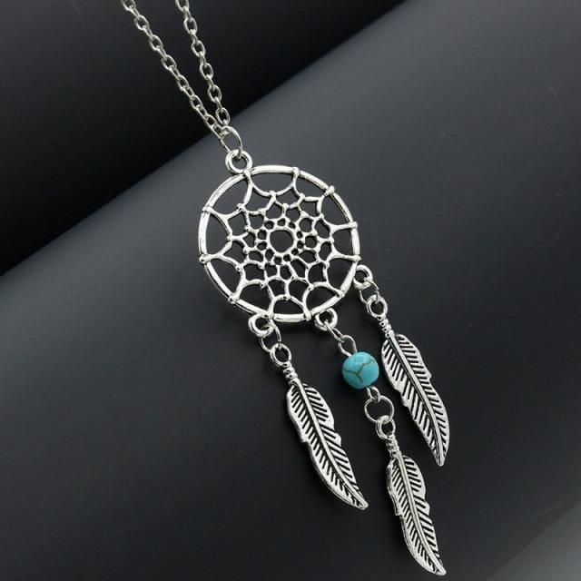 Dream Catcher Pendant NecklaceNecklaceC