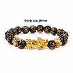 Wealth and Lucky Adjustable Ring and Beaded BraceletJewelry Set