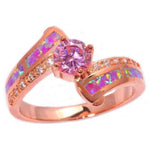 Fire Opal Pink Topaz RingRing11