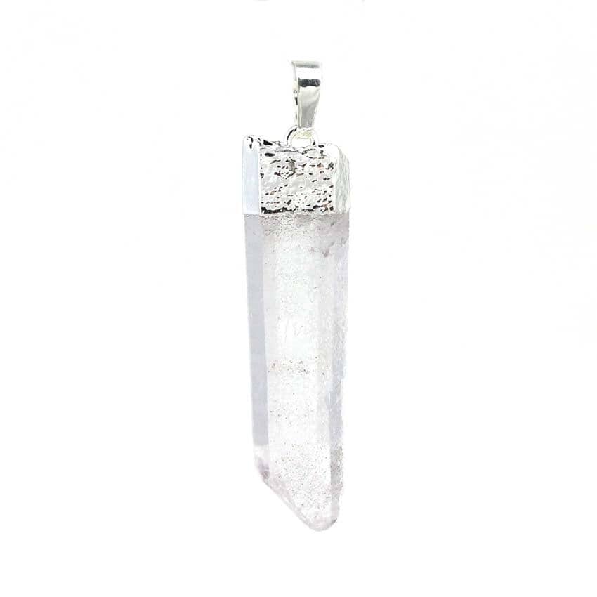 Clear Quartz Crystal PendantNecklace