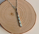 White Fire Opal Stone Design Pendant NecklaceNecklace