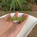 Natural Olivine Crystal Peridot Gem BraceletBracelet