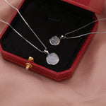 Choker Clavicle Moonstone Pendant NecklaceChoker