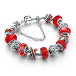 Ribbon Luxury Charm BraceletsBraceletRed