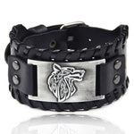 Punk Braided Rope Leather Cuff BraceletBraceletStyle 23