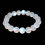 Natural Stone Beads Crystal Glass BraceletBraceletWhite Crystal