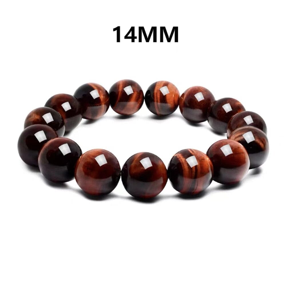 Natural Red Tiger Eye Stone BraceletBracelet14mm