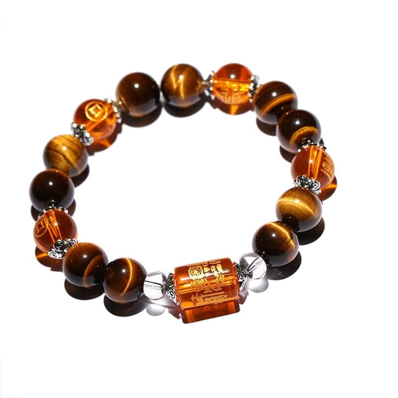 The God of wealth Tiger Eye Stone Beads BraceletBracelet