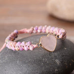Rose Quartz Braided BraceletBracelet