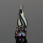 Rainbow Topaz Fire Opal RingRing