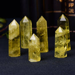 Natural Citrine Quartz Crystal WandRaw Stone
