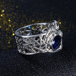 Spider-Punk Sapphire Ring - 925 Sterling SilverRing