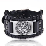 Punk Braided Rope Leather Cuff BraceletBraceletStyle 5