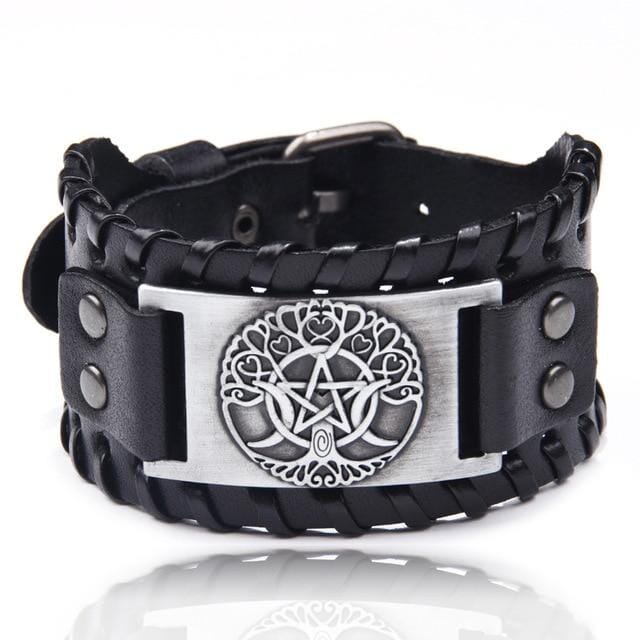 Punk Braided Rope Leather Cuff BraceletBraceletStyle 5