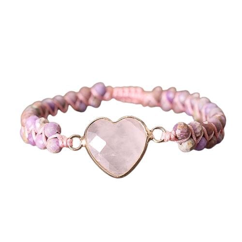 Rose Quartz Braided BraceletBracelet