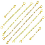 5pcs Stainless Steel Necklace/Bracelet ExtenderExtenderGold75mm