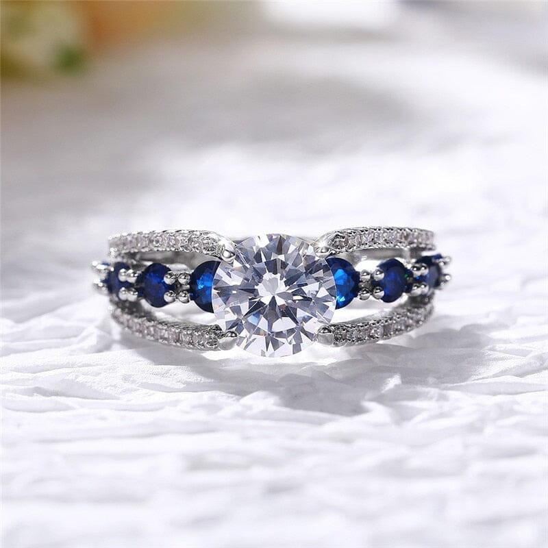 Special Novel Designed CZ Sapphire RingRing