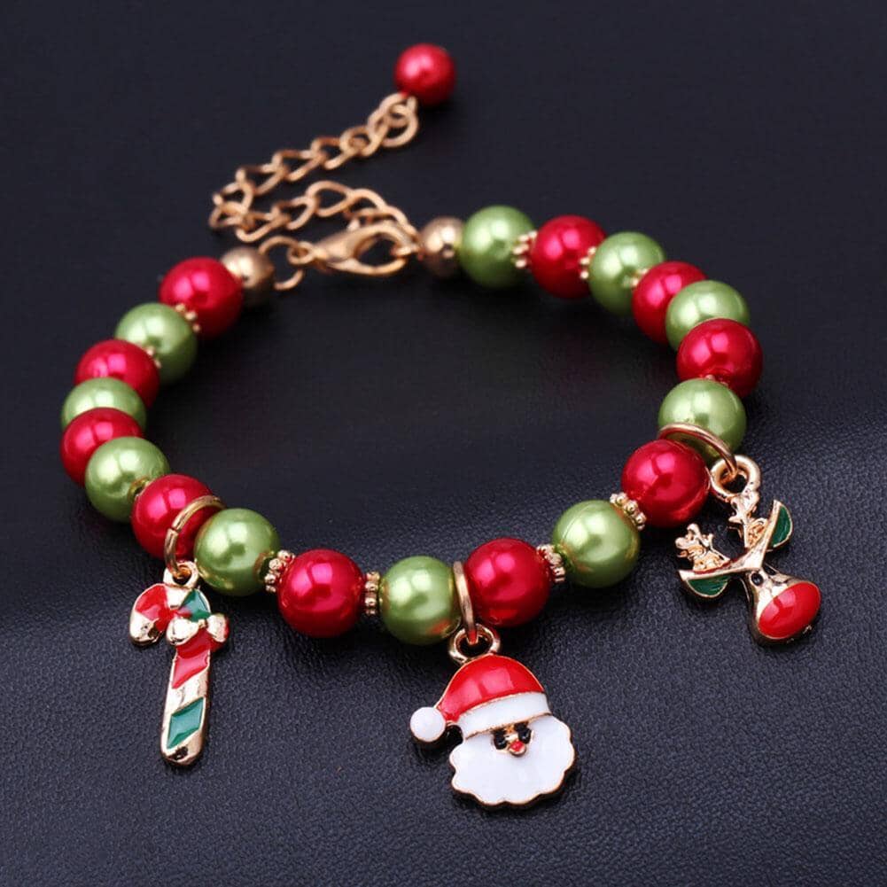 Reindeer, Santa Christmas BraceletBracelet
