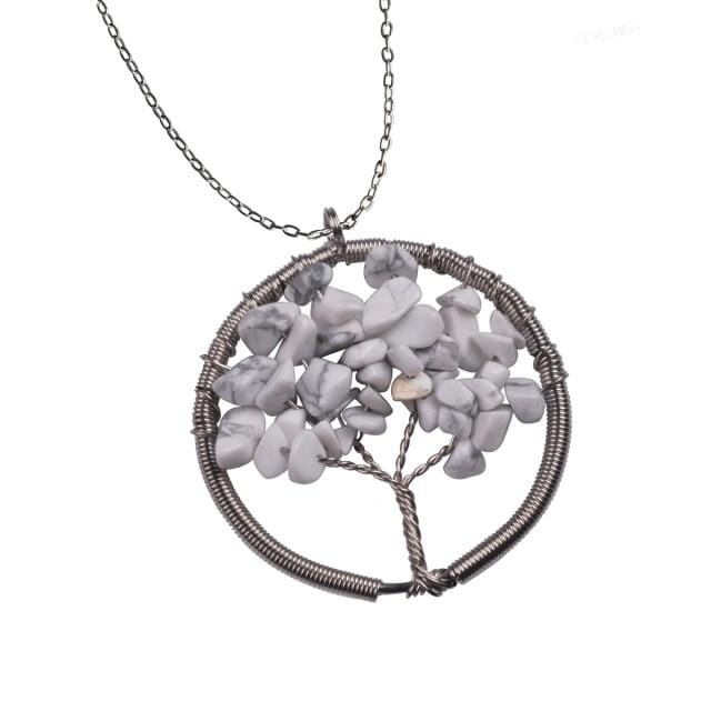 Tree of Life Branch Wiring Pendant NecklaceNecklace