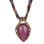 Reiki Ball Opal Stone NecklaceNecklace