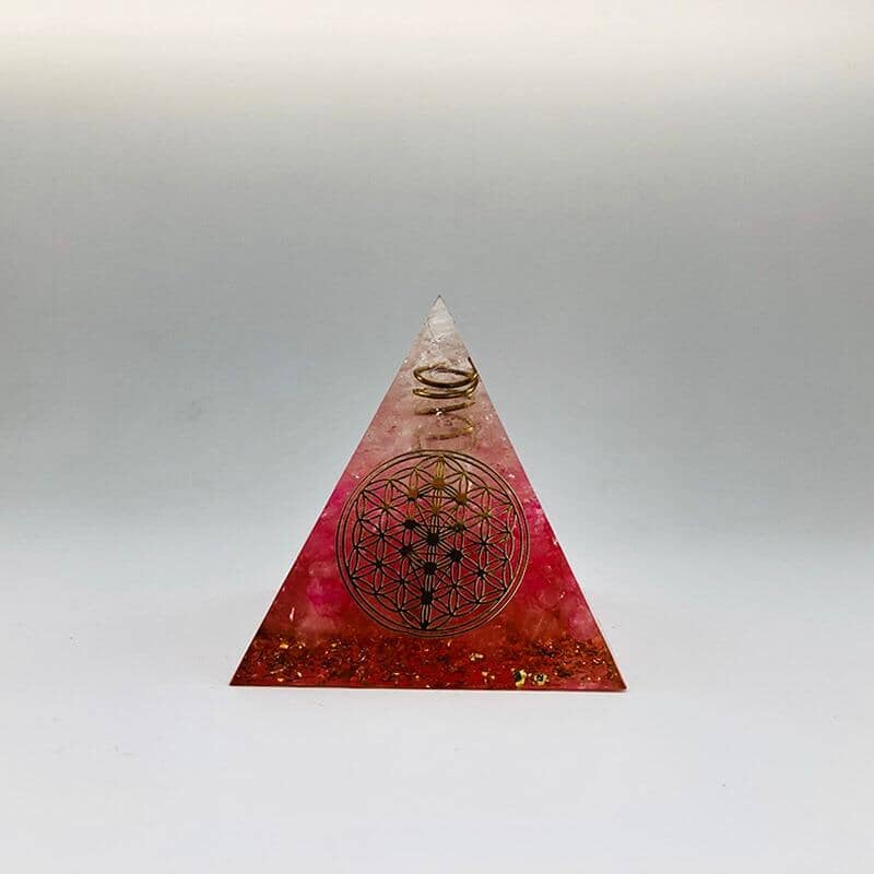 Orgone Pyramid Red AgateRing