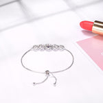 African Amethyst Adjustable Bracelet - 925 Sterling SilverBracelet