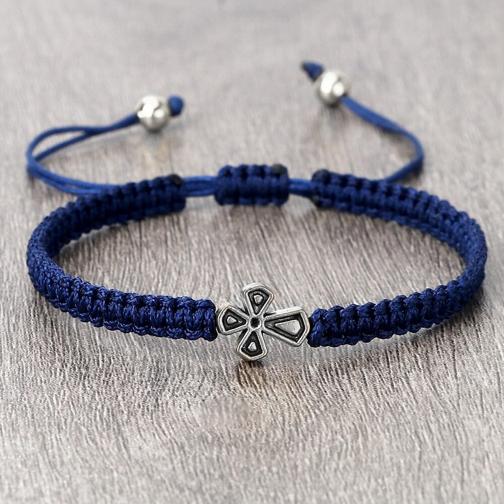 WWJD Cross Adjustable Handmade Knots BraceletBracelet