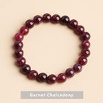 Natural Stone BraceletBraceletGarnet Chalcedony